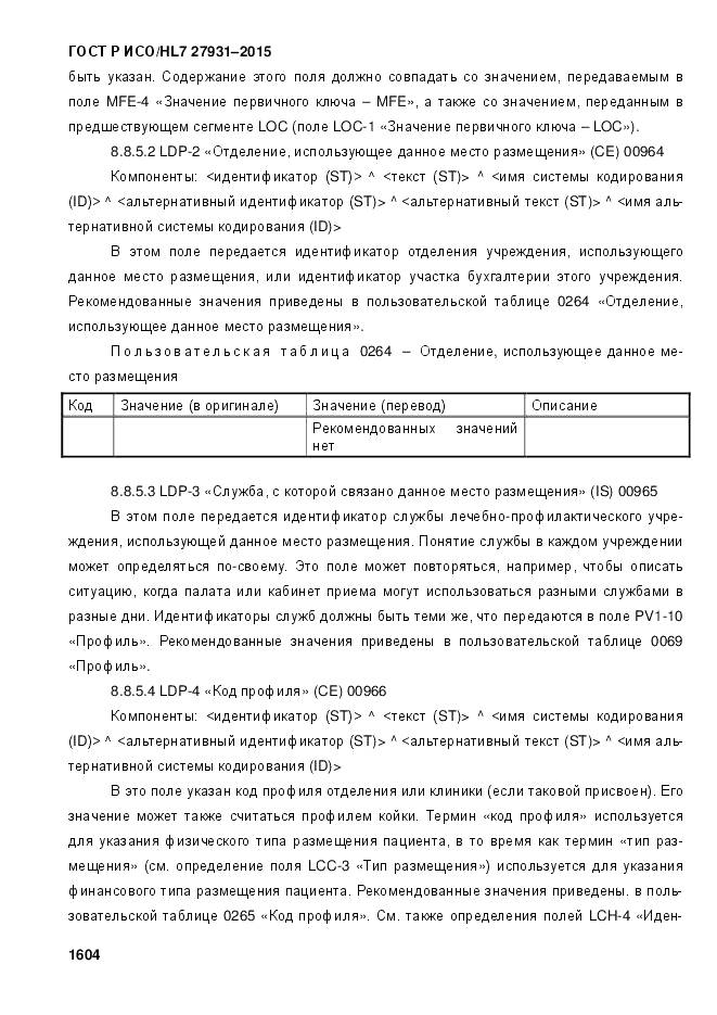 ГОСТ Р ИСО/HL 7 27931-2015, страница 1611